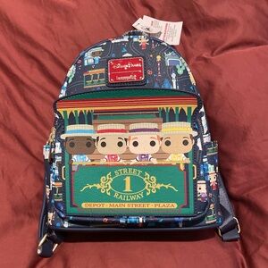 DISNEY LOUNGEFLY Dapper Dans Backpack Main Street USA BRAND NEW